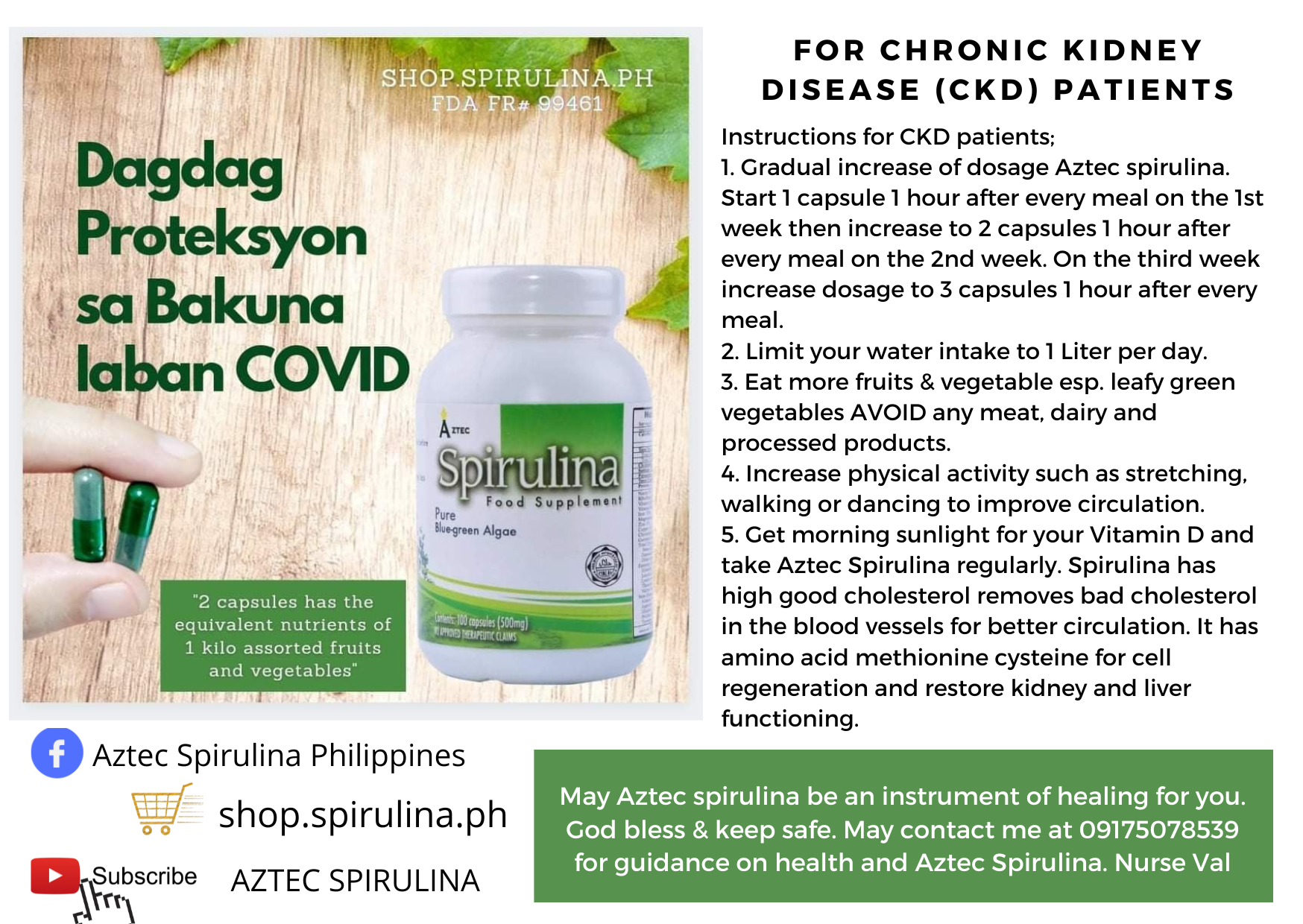 Spirulina for CKD Patients